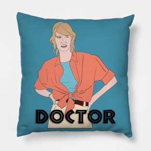 Jurassic Doctor Pillow