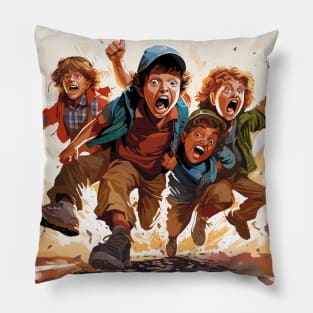 Cartoon of the goonies Pillow