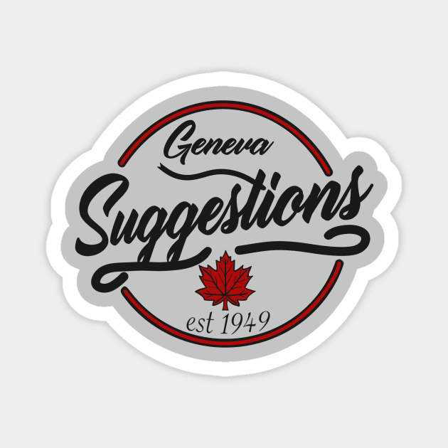 Geneva Suggestions Magnet by CorporalNewsNetwork