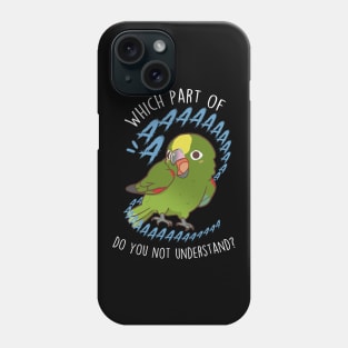 Yellow-crowned Amazon Parrot Aaaa Phone Case