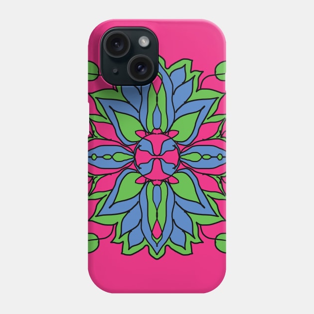 colorful mandala Phone Case by ylleloog