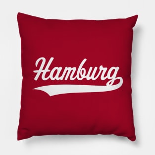 Hamburg (Freie Und Hansestadt / White) Pillow