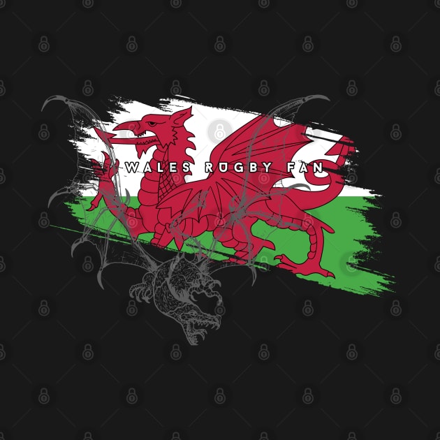 Minimalist Rugby #001 Part 3 - Wales Rugby Fan by SYDL