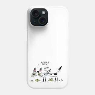 Annoyed Cat Phone Case