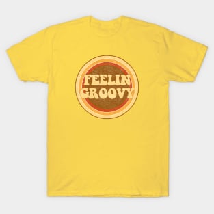 Good Times 70's Vintage Retro T Shirt Groovy Feeling Tee