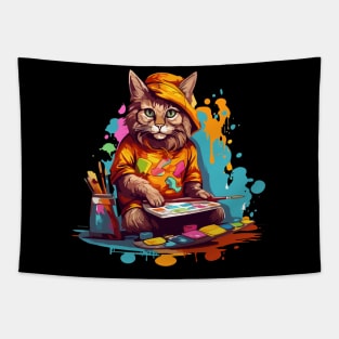 Furry Painter Tapestry