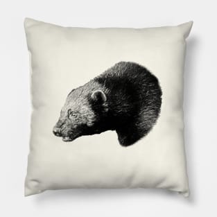 Wolverine portrait Pillow