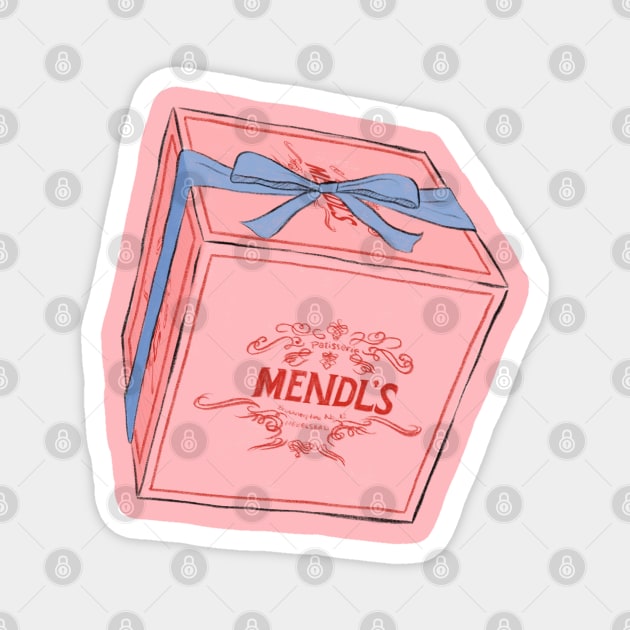 Mendl's Cake Box Magnet by meganamey