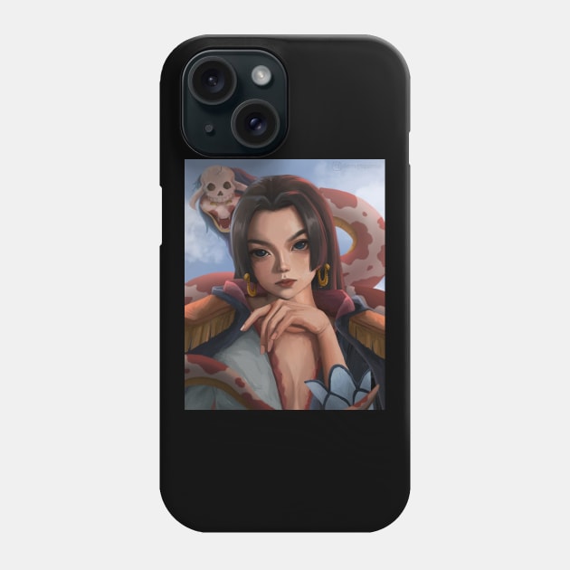 Boa Hancock Fanart Phone Case by DemetArt