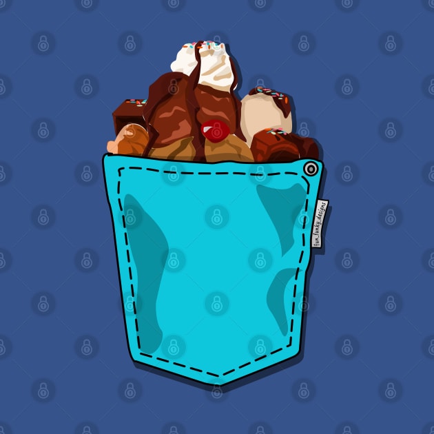 Ice Cream Sundae in my Pocket by Fun Funky Designs