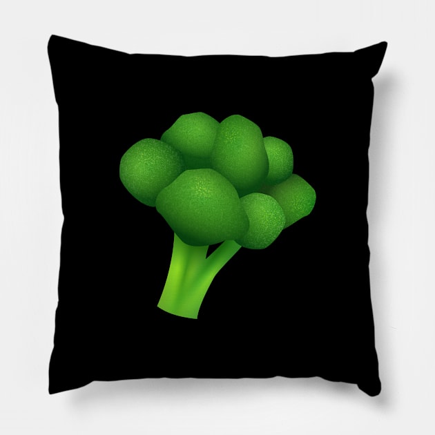 Juicy Broccoli Pillow by nejck