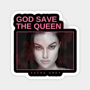 god save the queen - vintage minimalism Magnet