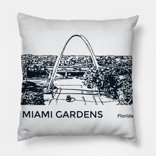 Miami Gardens Florida Pillow