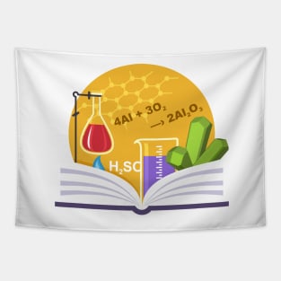 Inorganic Chemistry Emblem Tapestry