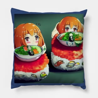 Kawaii Anime Sushi Pillow