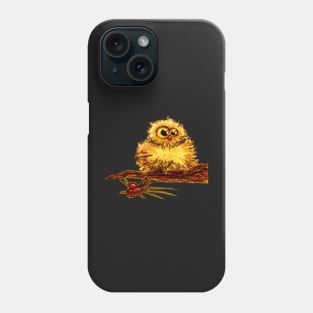 Owl on a Branch Phone Case