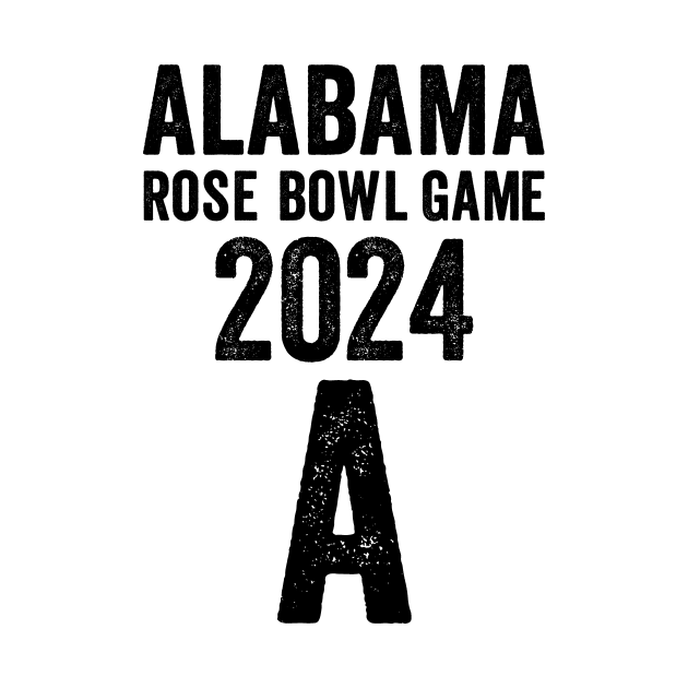 Alabama Rose Bowl Game 2024 - Black Style by Akbar Rosidianto shop