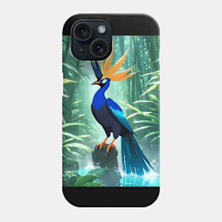 Tropical bird of paradise Phone Case