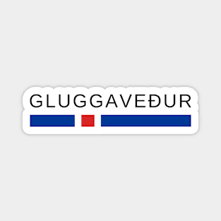 Gluggaveður Iceland Magnet