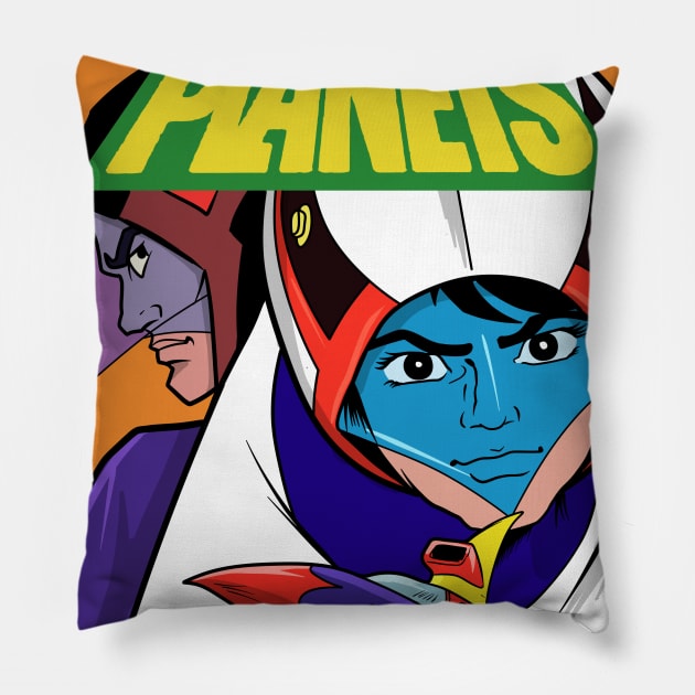 Battle of the planets Pillow by OniSide