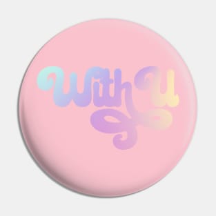 NiziU WithU typography Pin