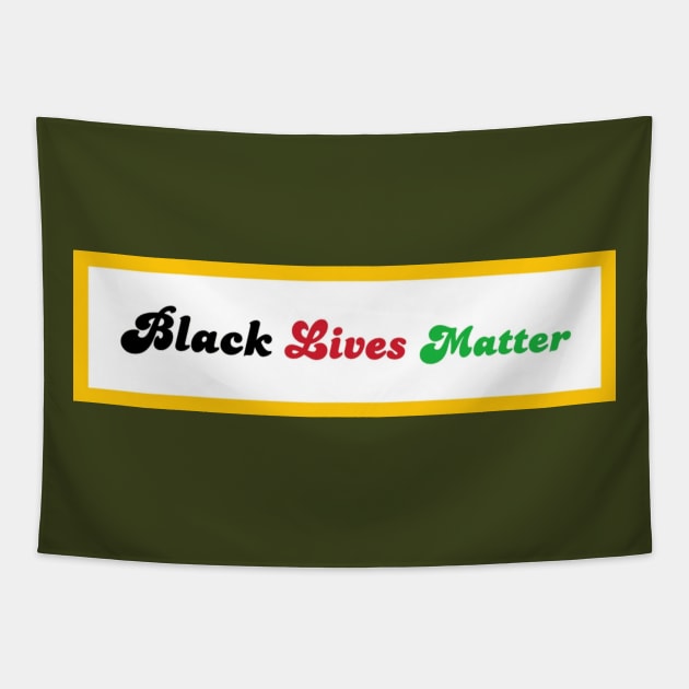 Black Lives Matter - Pan African Diaspora - Double-sided Tapestry by SubversiveWare