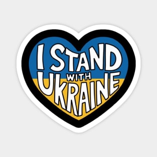 I Stand With Ukraine Magnet