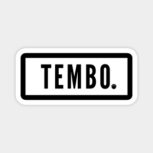 white TEMBO logo Magnet