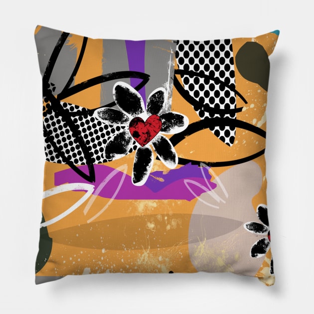 Colorful pattern Pillow by ilhnklv