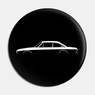 Lancia 2000 Coupe Silhouette Pin