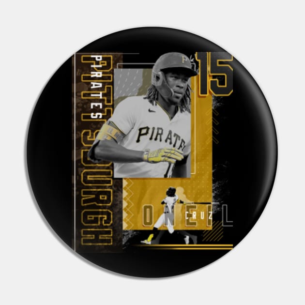 Oneil Cruz Baseball Paper Poster Pirates 2 - Oneil Cruz - Pin