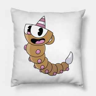 Cuphead Caterpiller Pillow