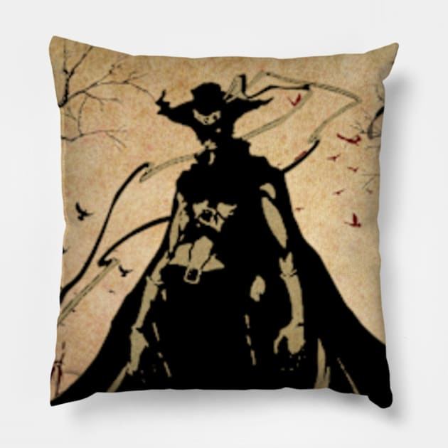 Justice afro samurai Pillow by lazymost