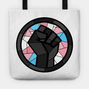 BLM Stained Glass Fist (Trans) Tote