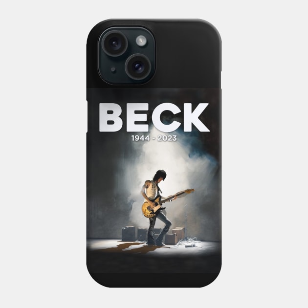 Jeff Beck No. 3: Rest In Peace 1944 - 2023 (RIP) Phone Case by Puff Sumo