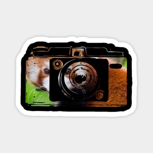 Retro Camera AOP Body Magnet