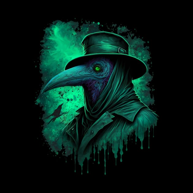 Trippy Plague Doctor by ElectricMint