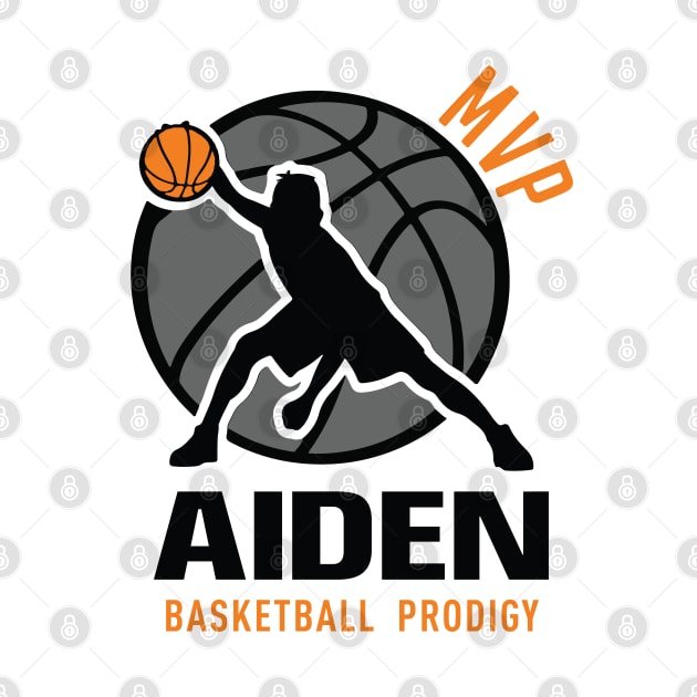 Aiden MVP Custom Player Basketball Prodigy Your Name by Baseball Your Name