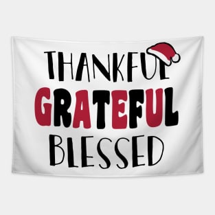 Thankful Grateful Blessed Tapestry