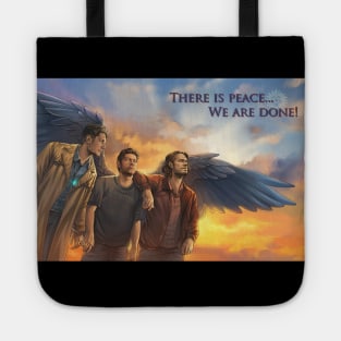 Supernatural We are Done Tote