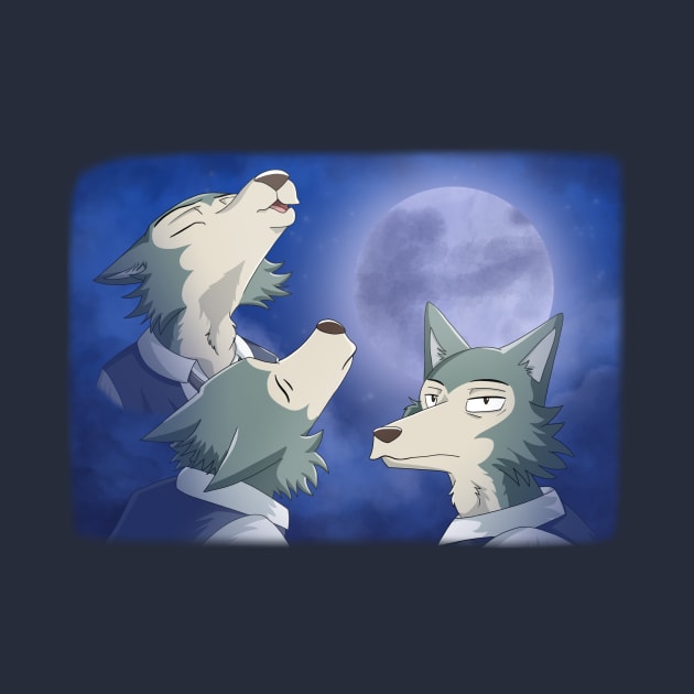 Howling at the Moon by celine.heijnen@hotmail.com