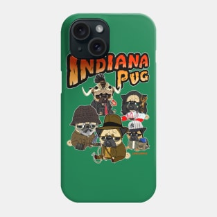 Indiana pug Phone Case