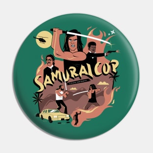 Samurai Cop Pin