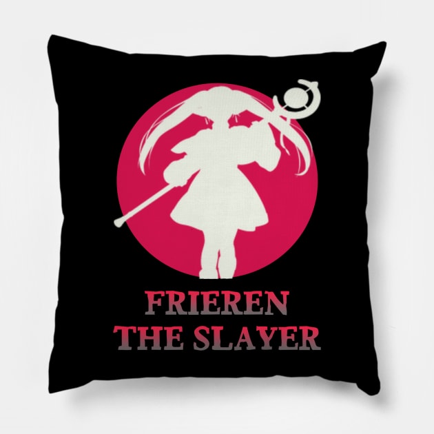 Frieren The Slayer Pillow by Earphone Riot