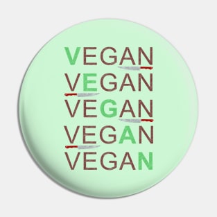 Vegan Funny Pin