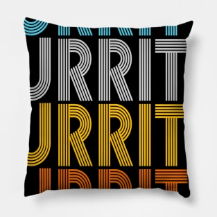 Burrito Lover Vintage Gift Taco Pillow