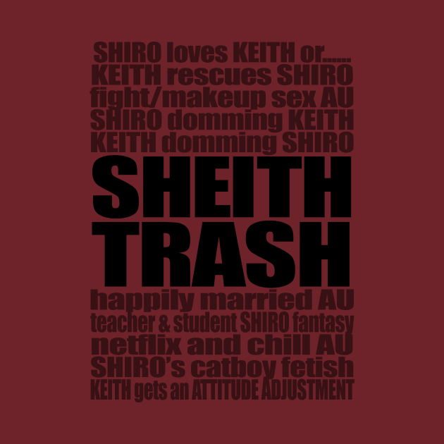 Disover SHEITH TRASH (Black Version) - Voltron - T-Shirt