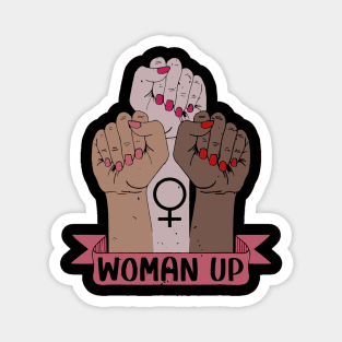 Woman Up Magnet