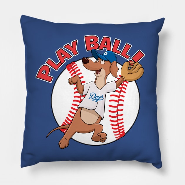MLB Los Angeles Dodgers Jersey Plush Pillow