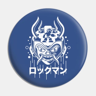 Blue Bomber Oni Pin